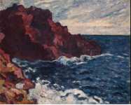 Valtat Louis Violet Rocks Sea Tide  - Hermitage